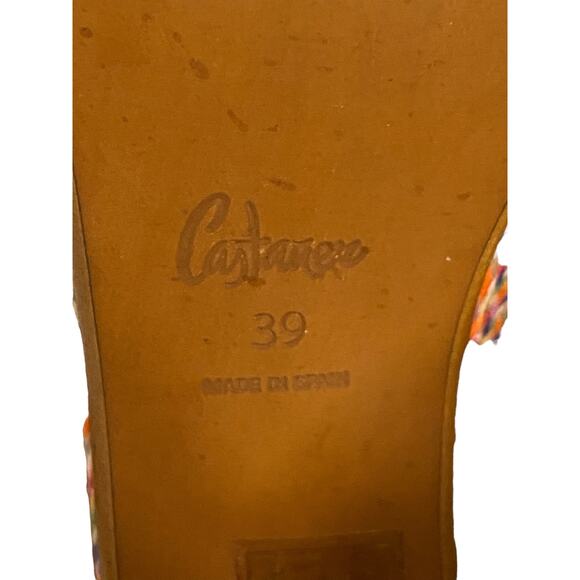 Castaner Amaia Braided Platform Block Heel Groovy Summer Party Statement Sz 39 - Picture 11 of 12